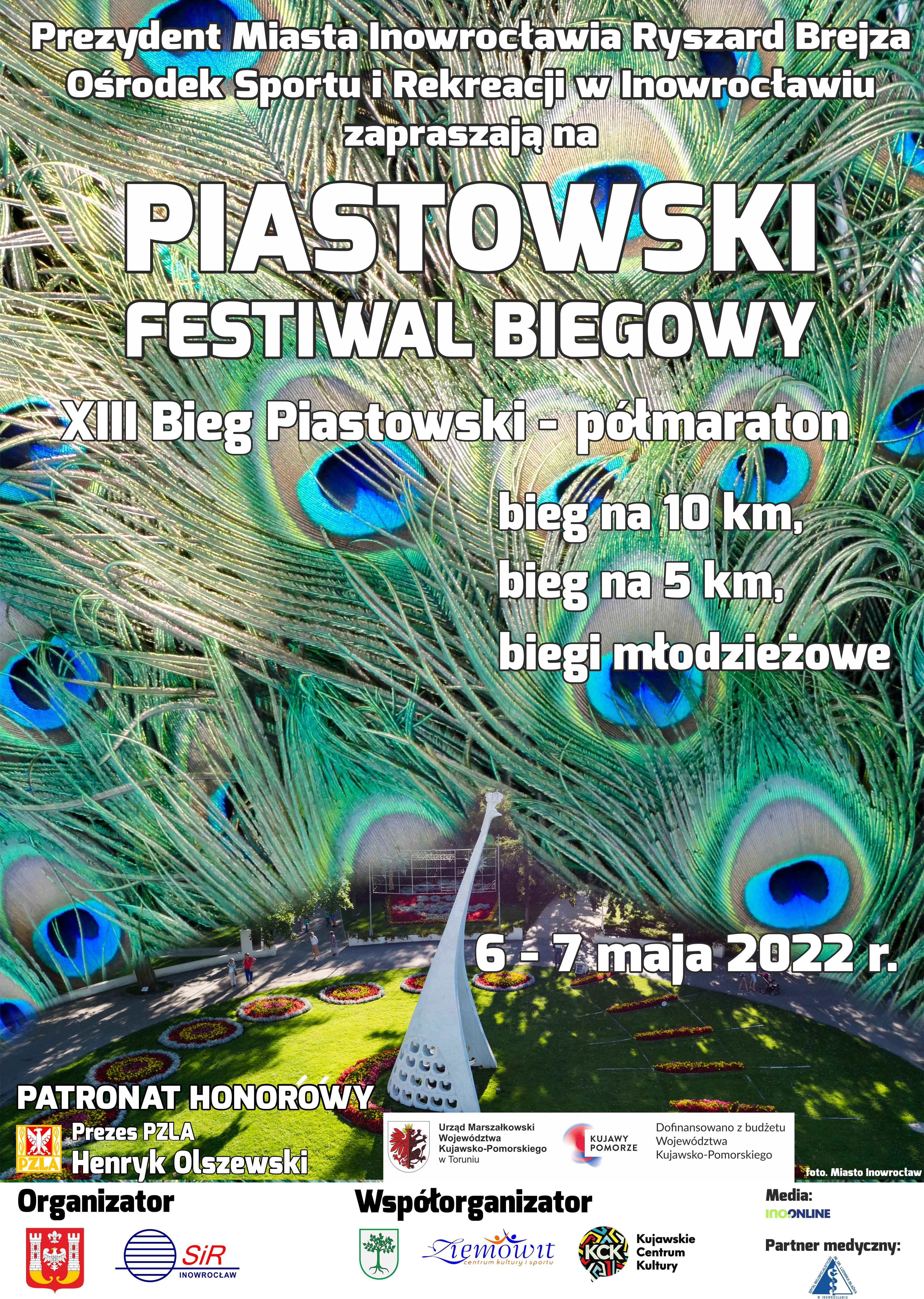 Plakat PiastowskiFestiwalBiegowy2022r